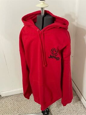 Jeep Hoodie in Red